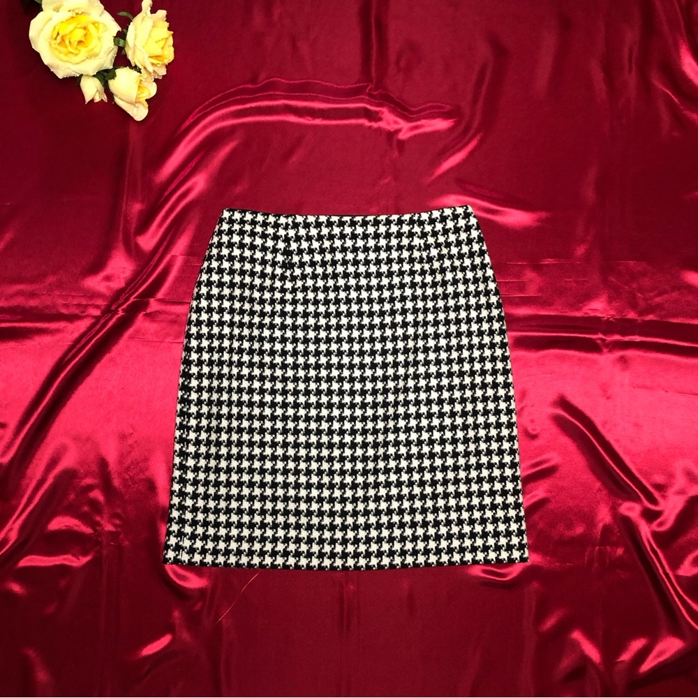 Casual Corner Annex Petite Women Tweed Suit Set/Black & White - Picture 8 of 16